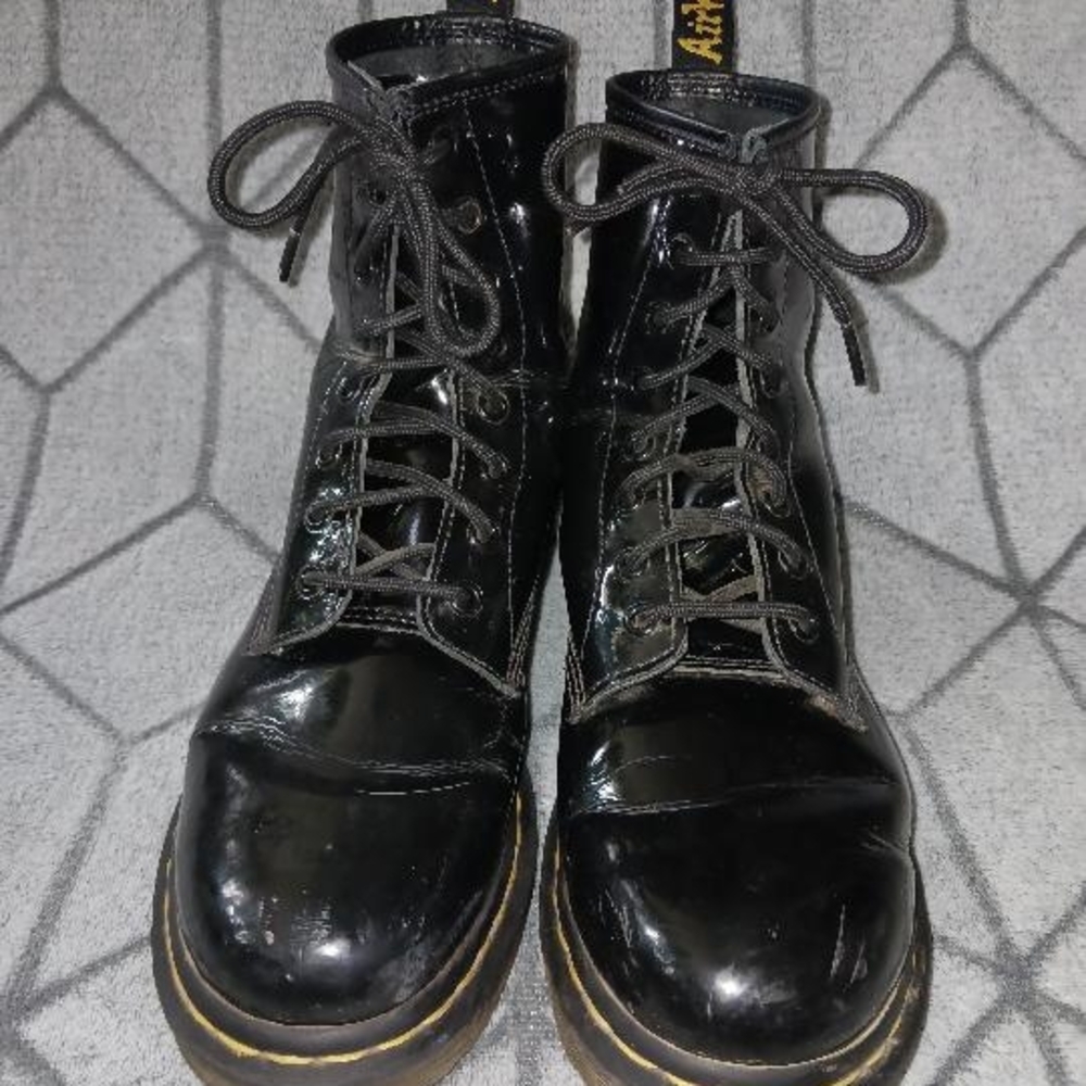 Dr. Martens Black Lace Up Boots - Picture 6 of 16
